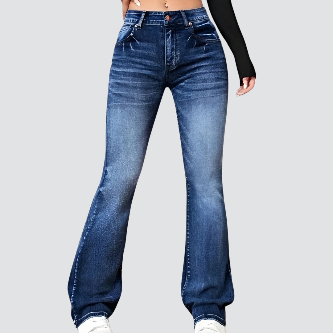 Juno | Retro Flared Jeans