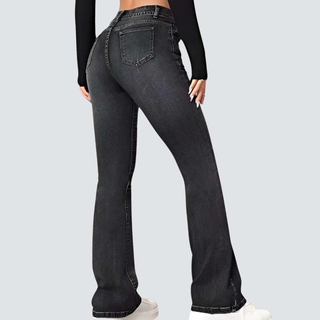 Juno | Retro Flared Jeans