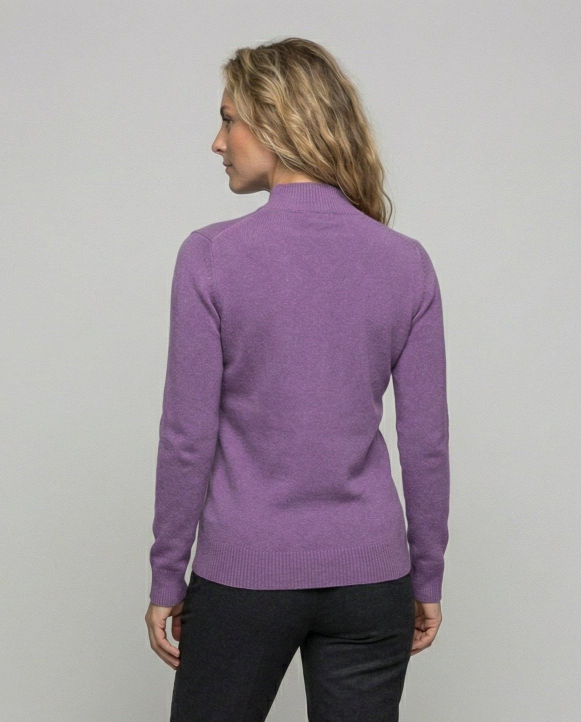 Women's Mock Neck Knit Sweater