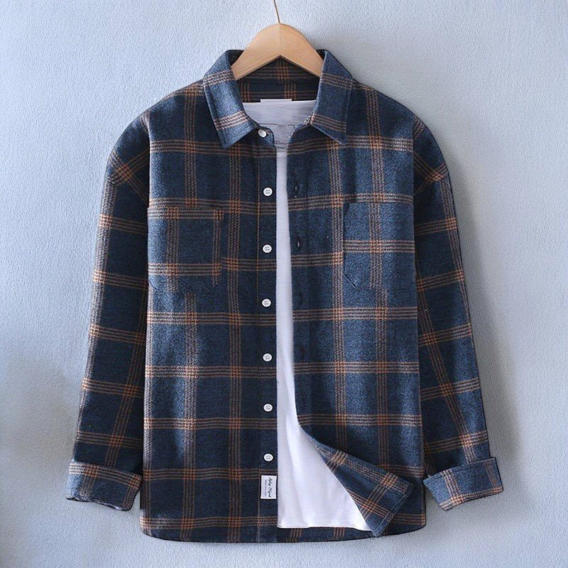 Men's Plaid Flannel Shirt