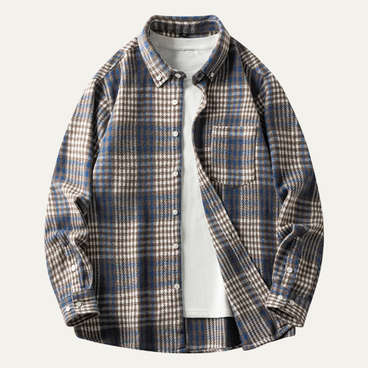 Men's Button Down Flannel Shirt