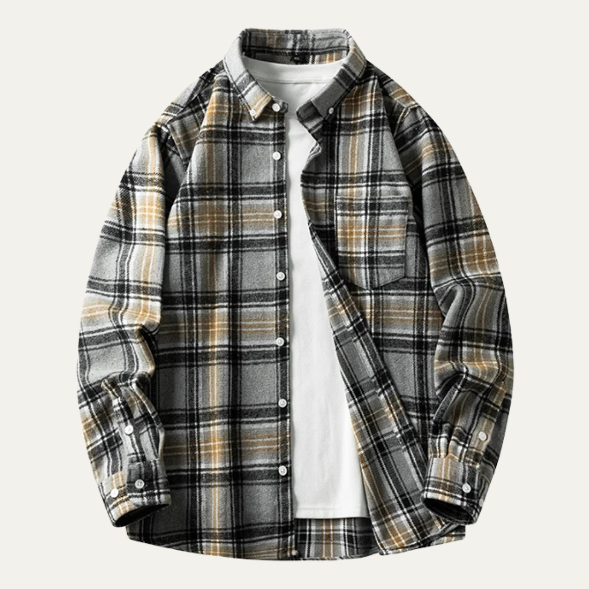 Men's Button Down Flannel Shirt