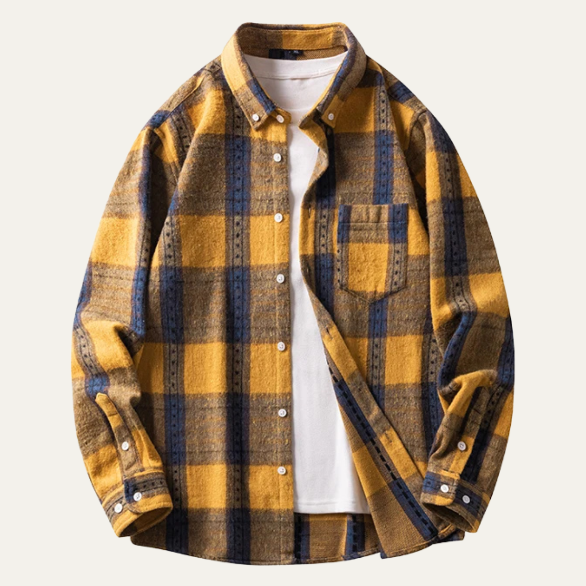 Men's Button Down Flannel Shirt