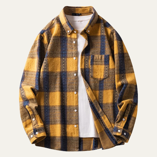 Men's Button Down Flannel Shirt