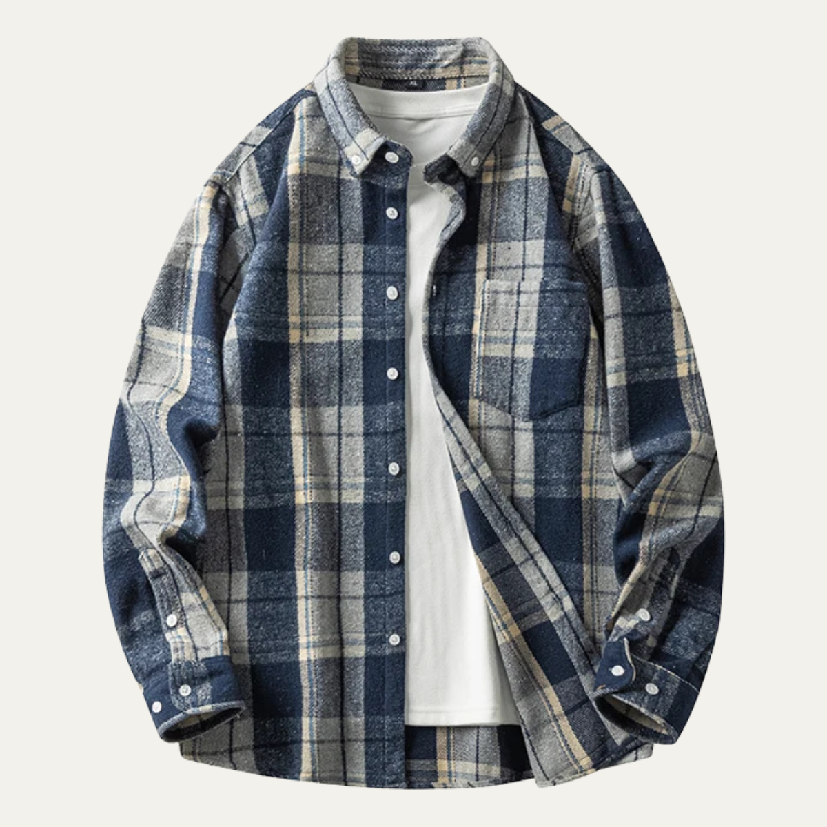 Men's Button Down Flannel Shirt