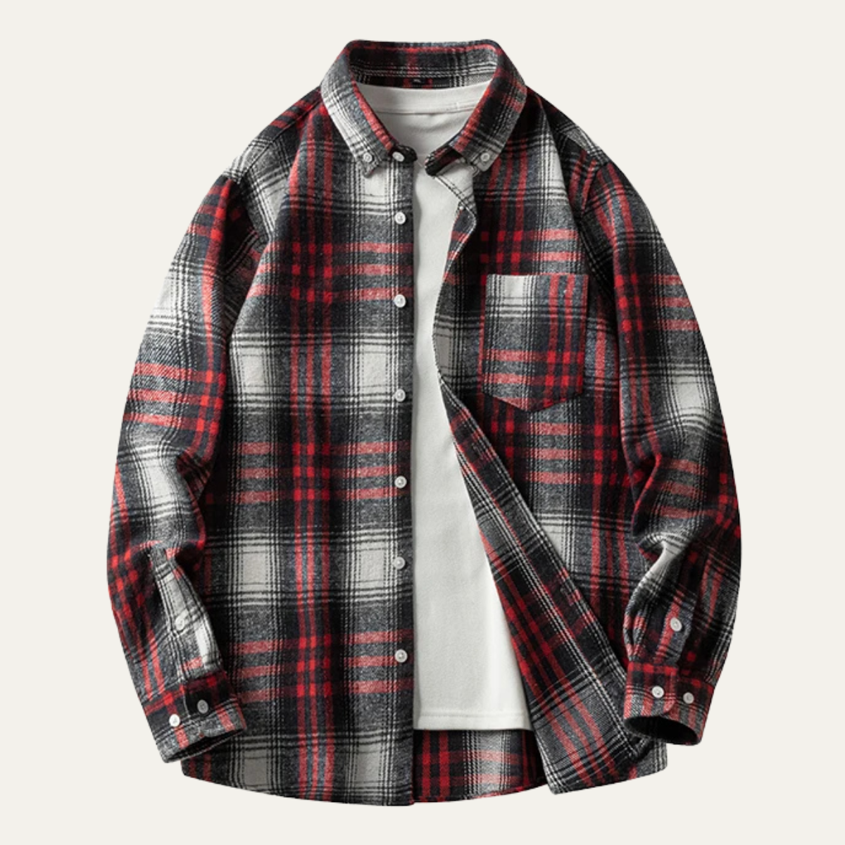 Men's Button Down Flannel Shirt
