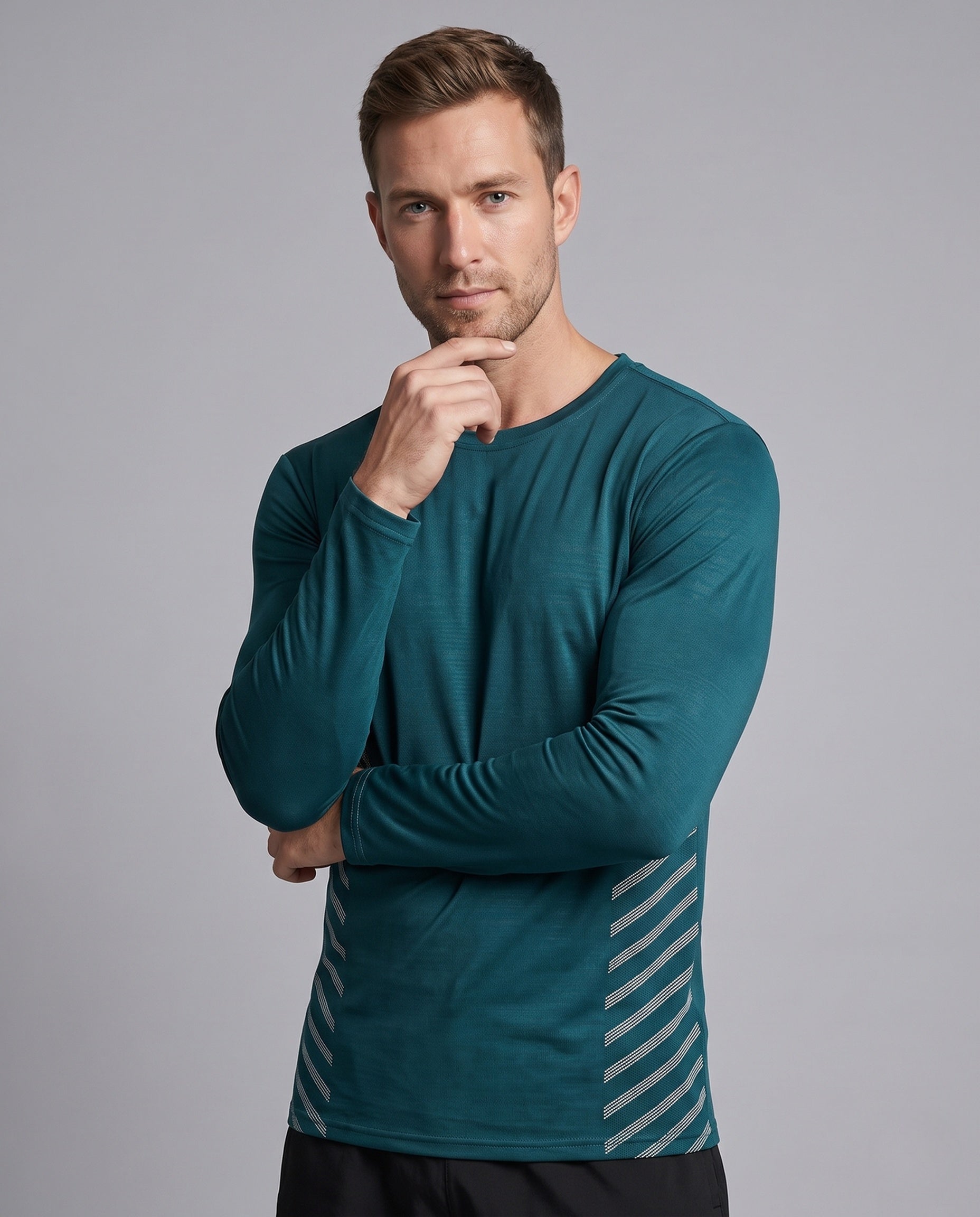 Men's Breathable Long Sleeve T Shirt