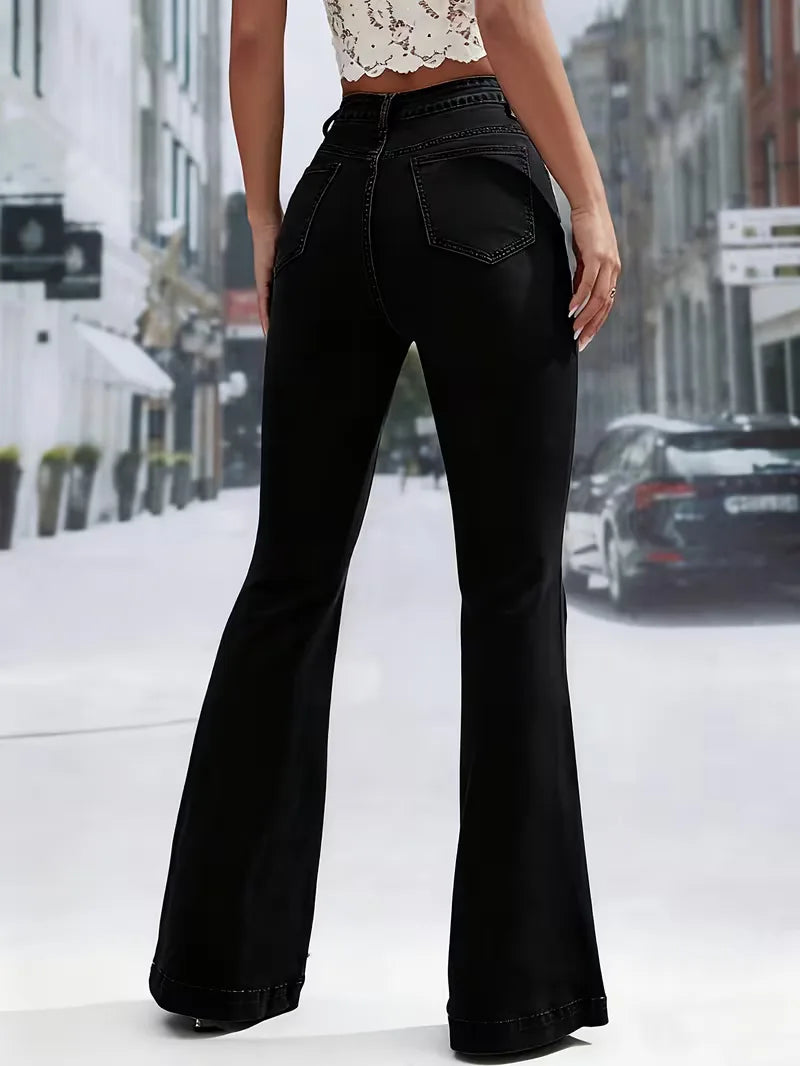 Fleur | High Waist Flared Jeans