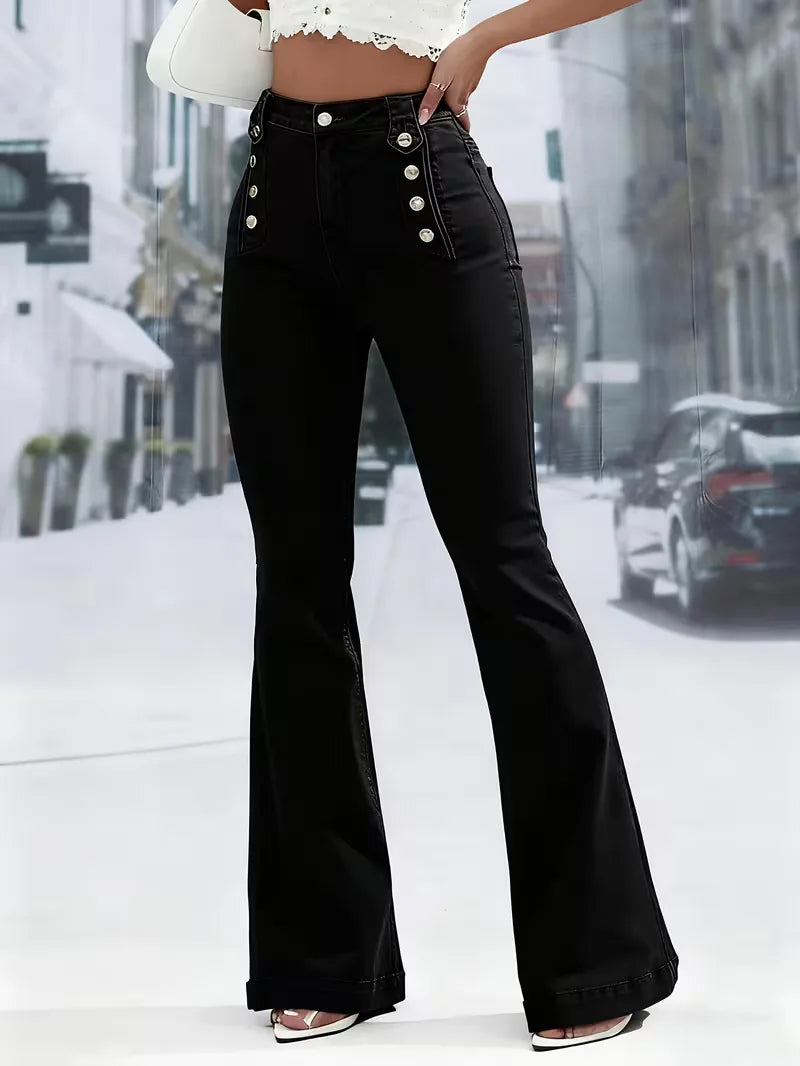 Fleur | High Waist Flared Jeans
