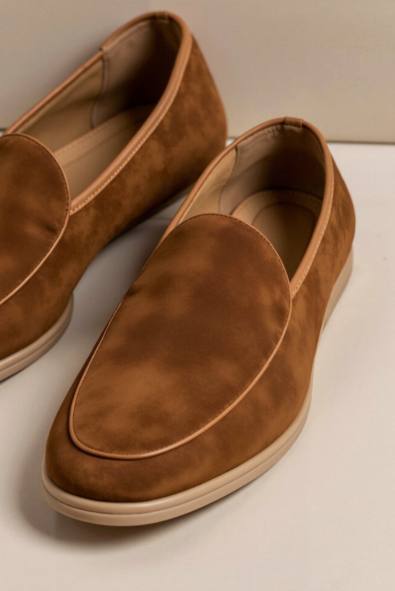 Men's soft suede loafers