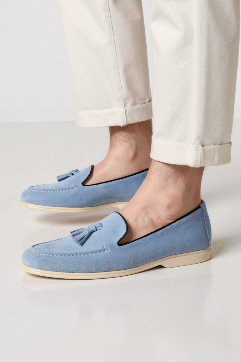 Felix | Suede Tassel Loafers