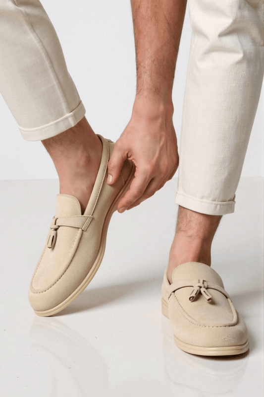 Felix | Suede Tassel Loafers