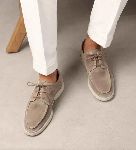 Lars | Suede Boat Loafers