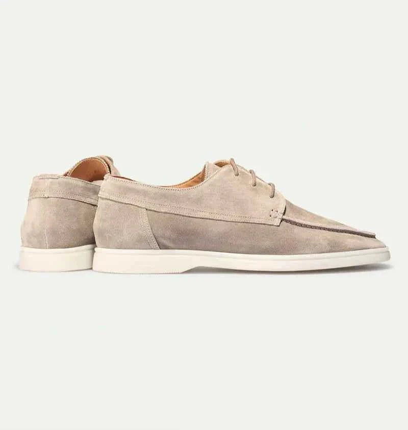 Lars | Suede Boat Loafers