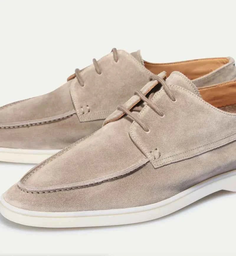 Lars | Suede Boat Loafers
