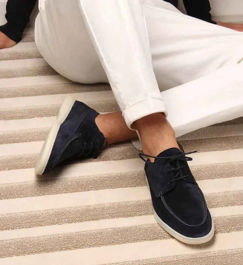 Lars | Suede Boat Loafers