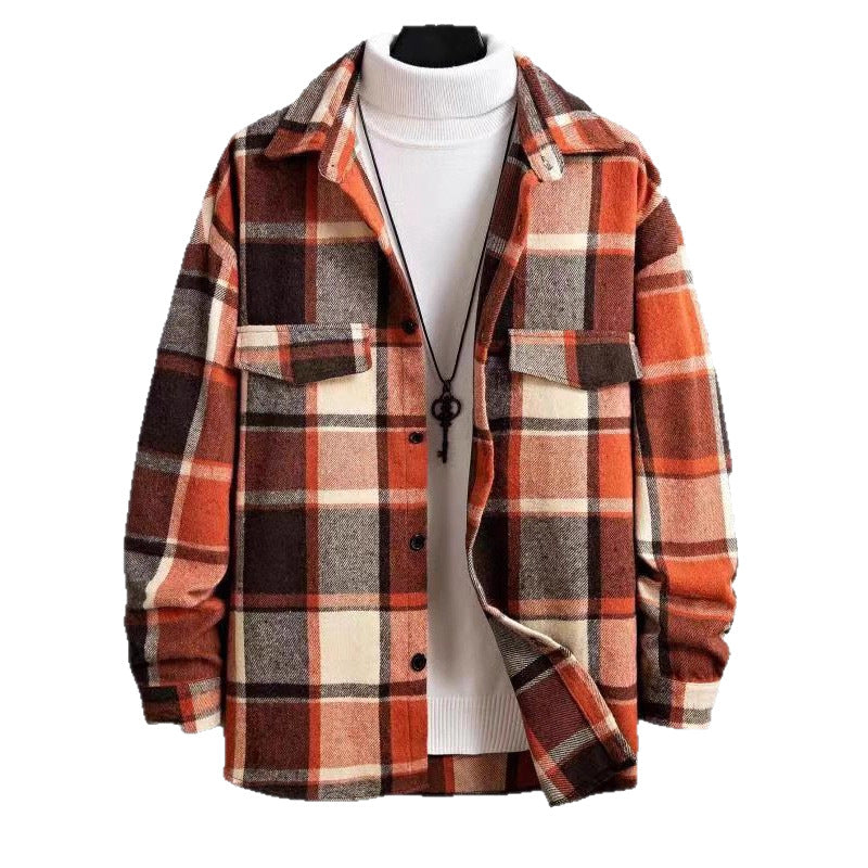Men's Oversized Flannel Overshirt