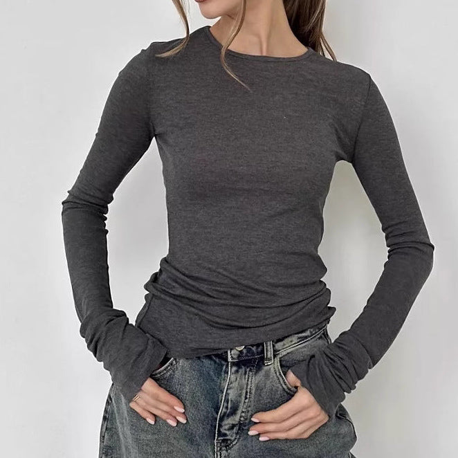 Women's Slim Fit Long Sleeve T Shirt