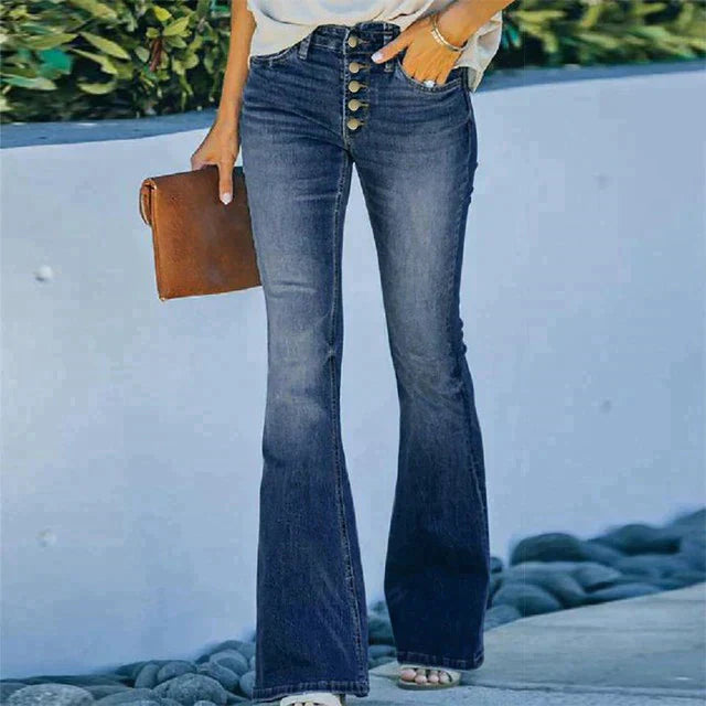 Lotte | Faded Flared Jeans