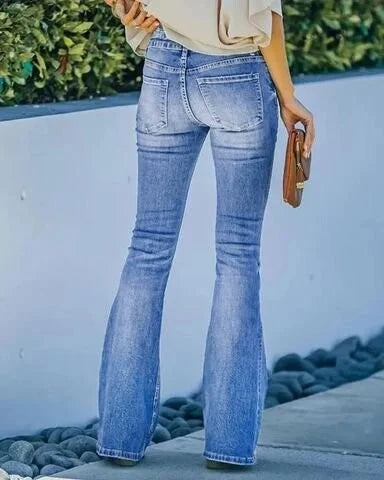 Lotte | Faded Flared Jeans