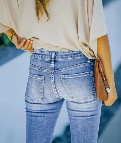 Lotte | Faded Flared Jeans