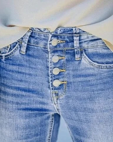 Lotte | Faded Flared Jeans