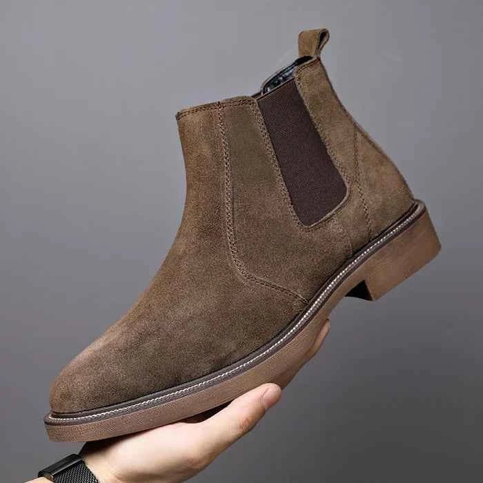 Men's Brown Leather Chelsea Boots