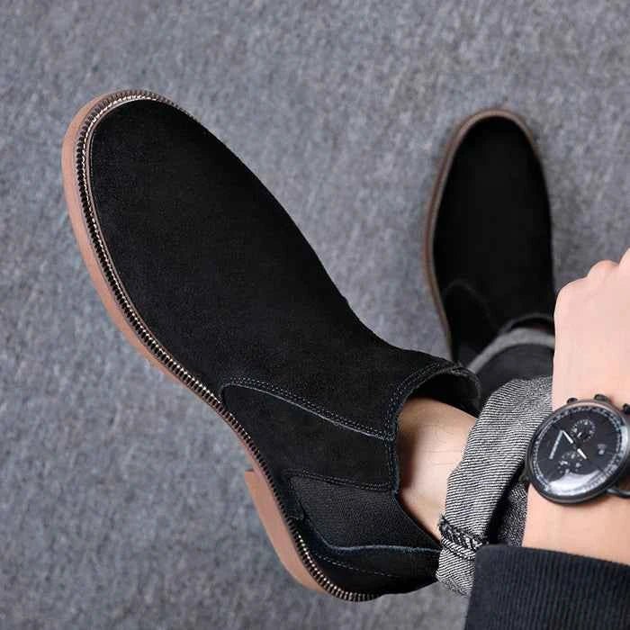 Men's Brown Leather Chelsea Boots