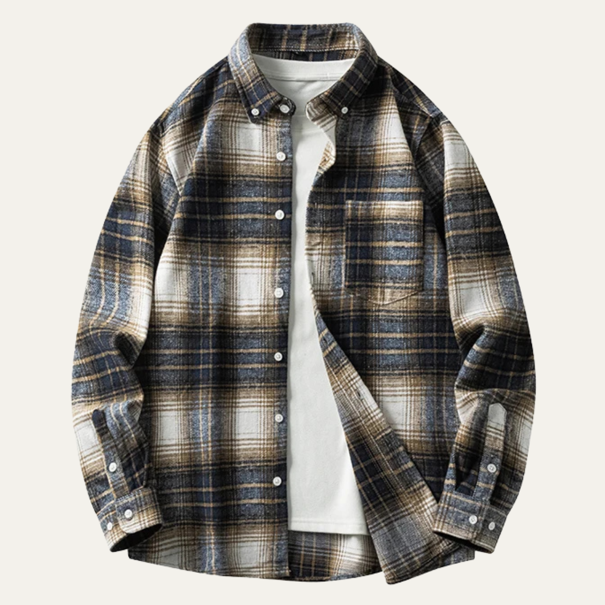Men's plaid flannel shirt