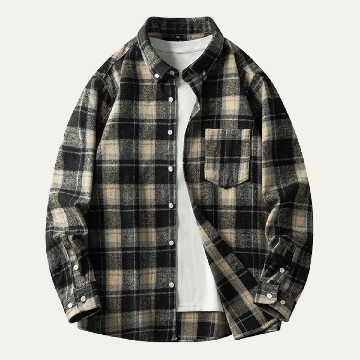 Men's plaid flannel shirt
