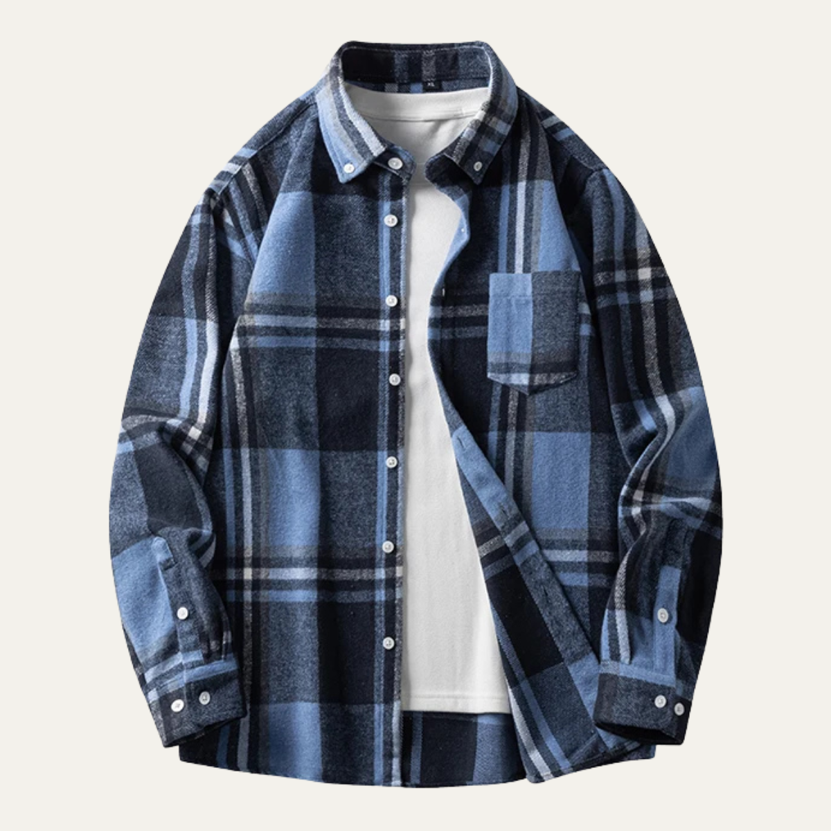 Men's plaid flannel shirt