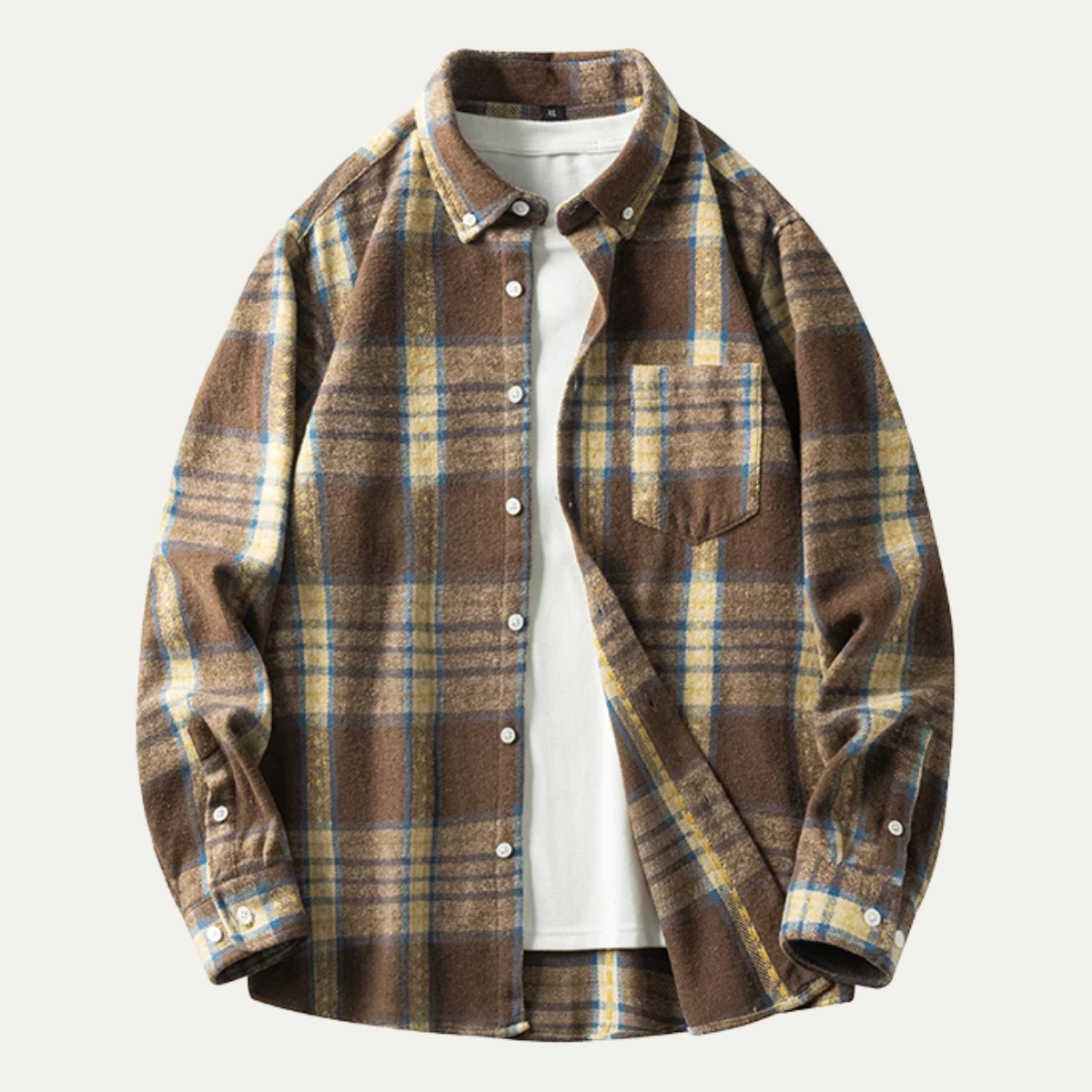 Men's plaid flannel shirt