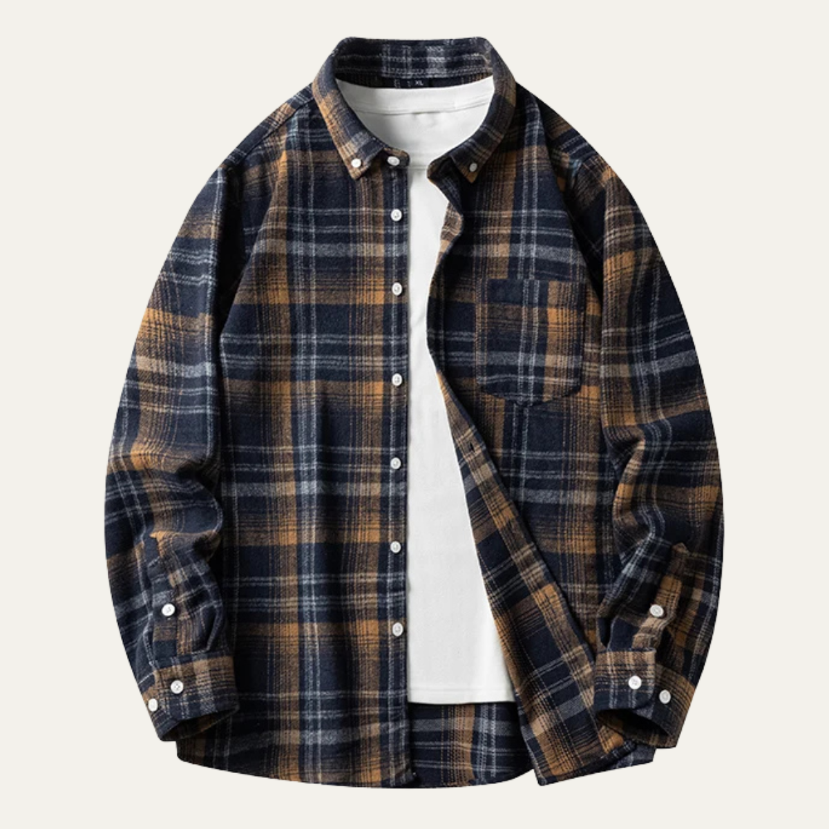 Men's plaid flannel shirt