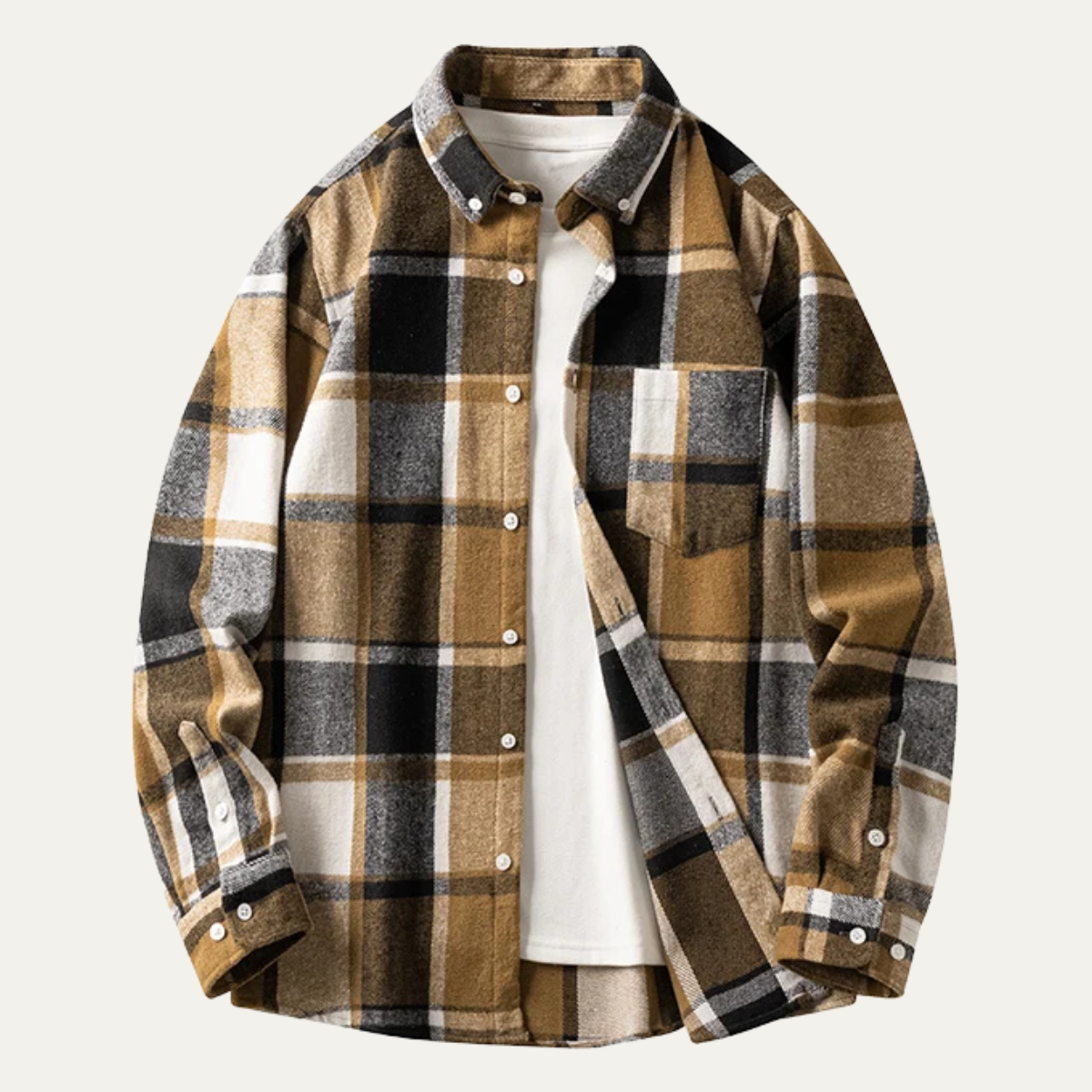 Men's plaid flannel shirt