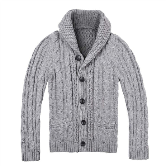 Men's Cable Knit Cardigan