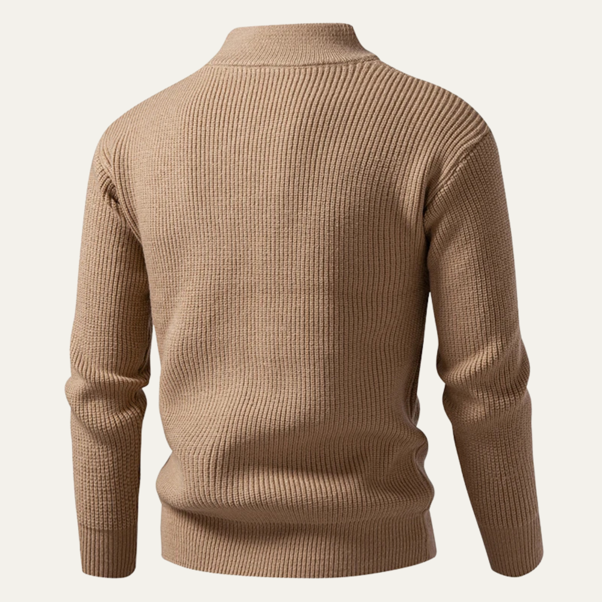 Men's Cable Knit Quarter Zip Sweater