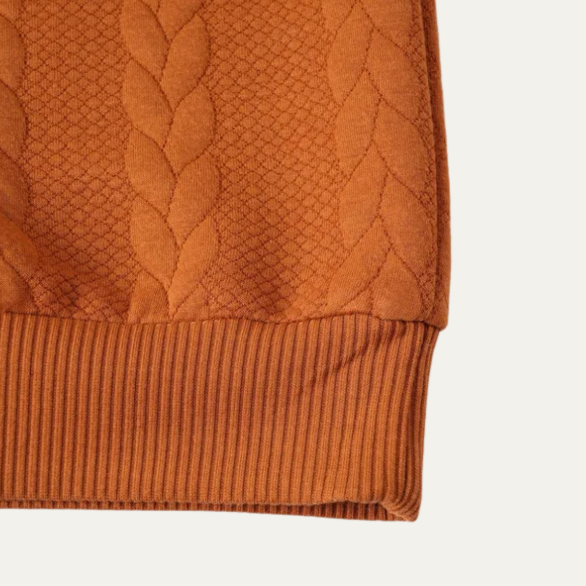 men's cable knit knit sweater