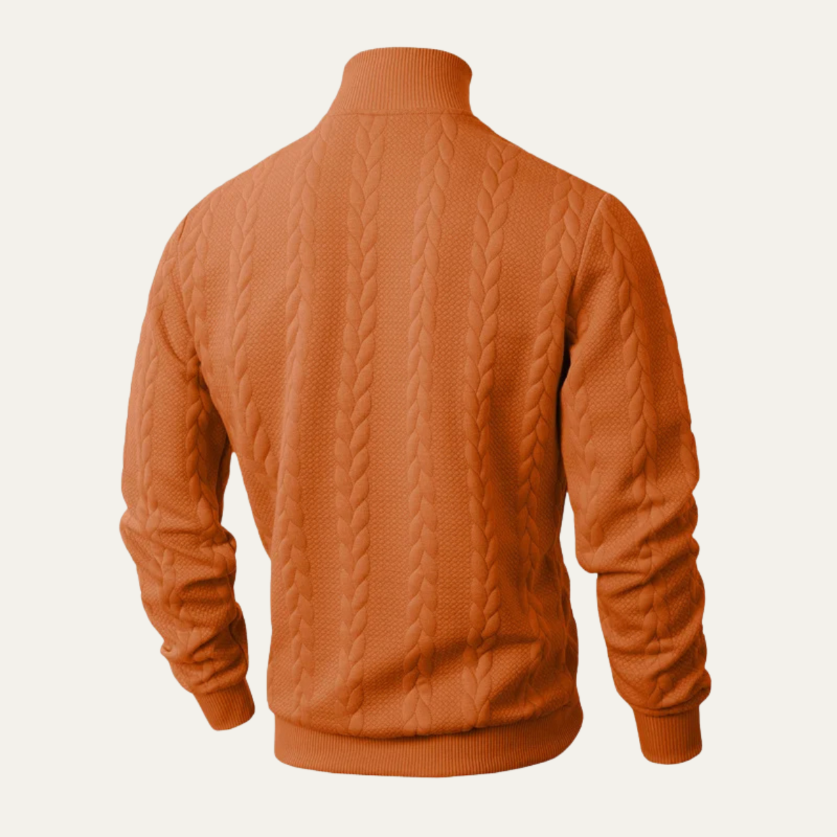 men's cable knit knit sweater