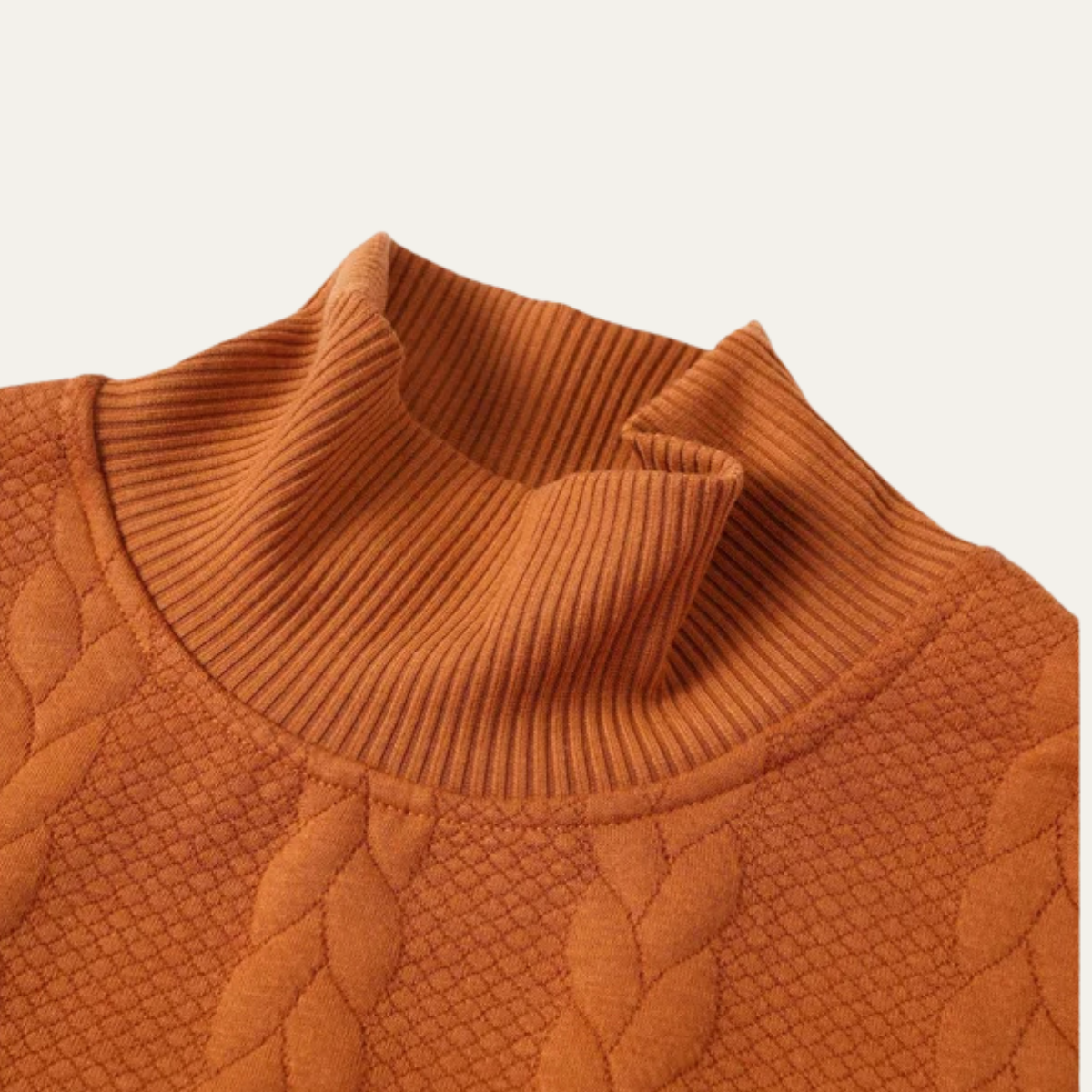 men's cable knit knit sweater