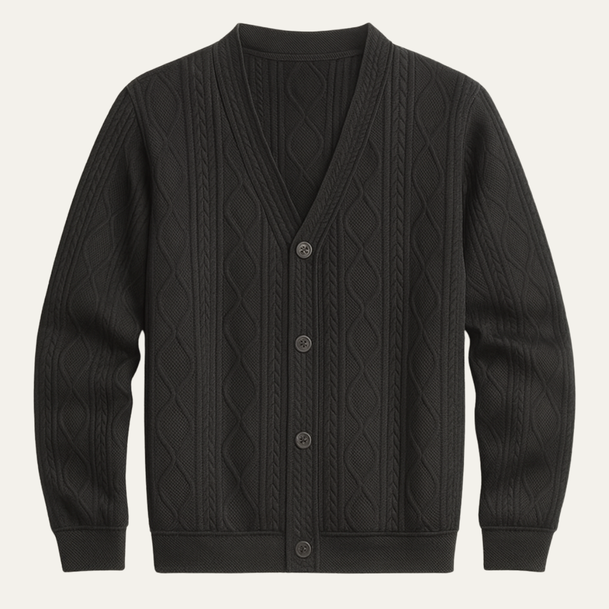 Men's knit cardigan