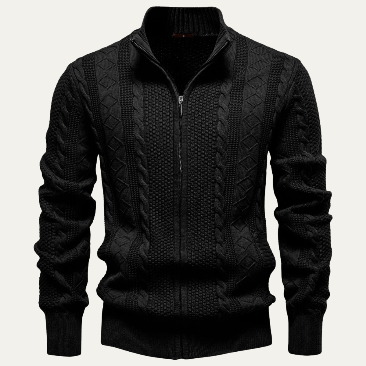 Men's knit cardigan