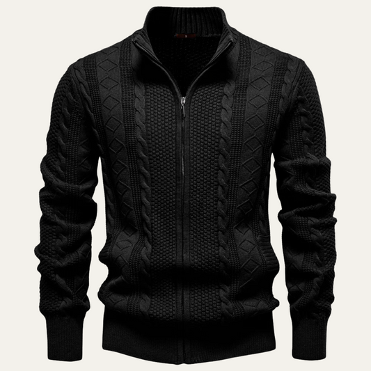 Men's knit cardigan