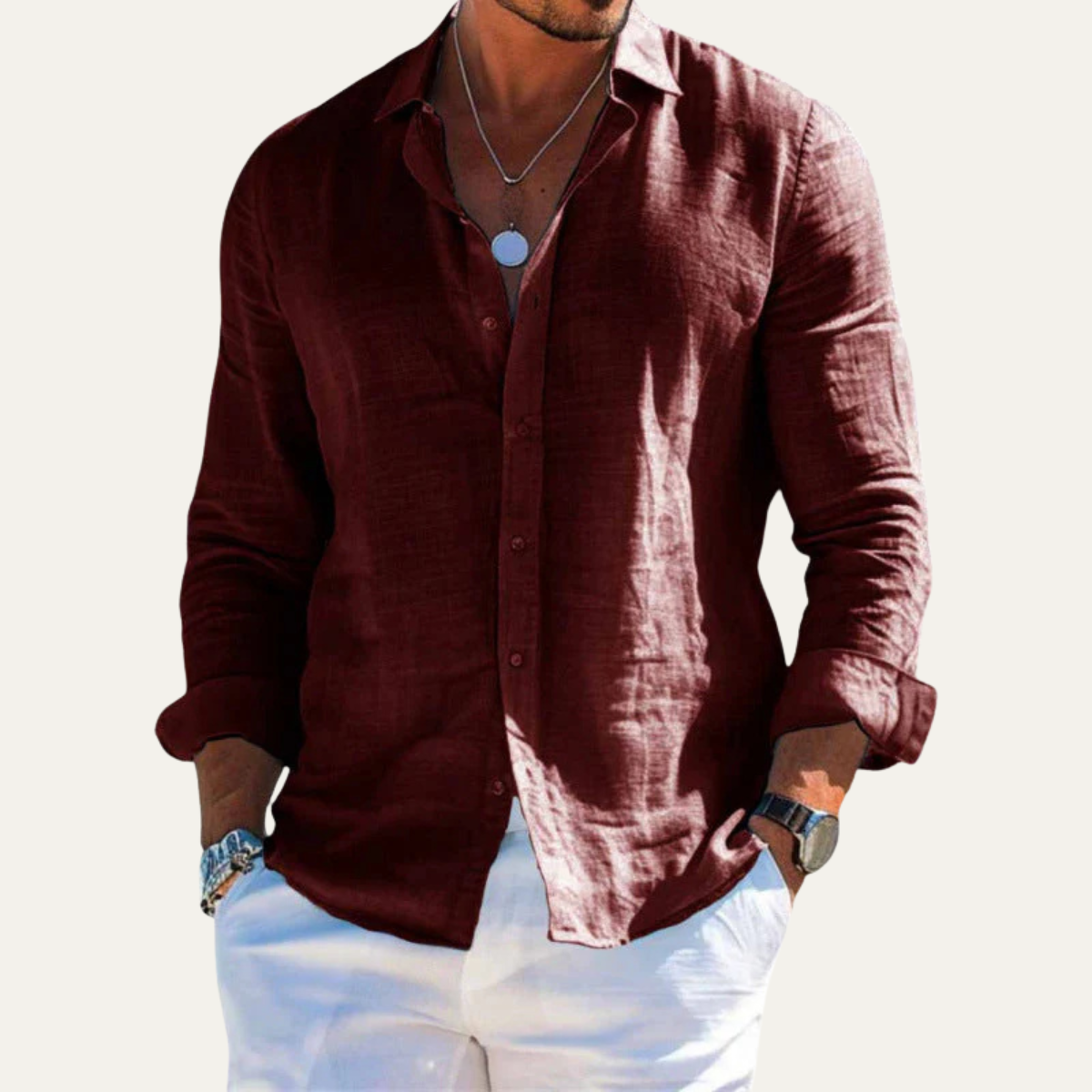 Men's long sleeve shirt