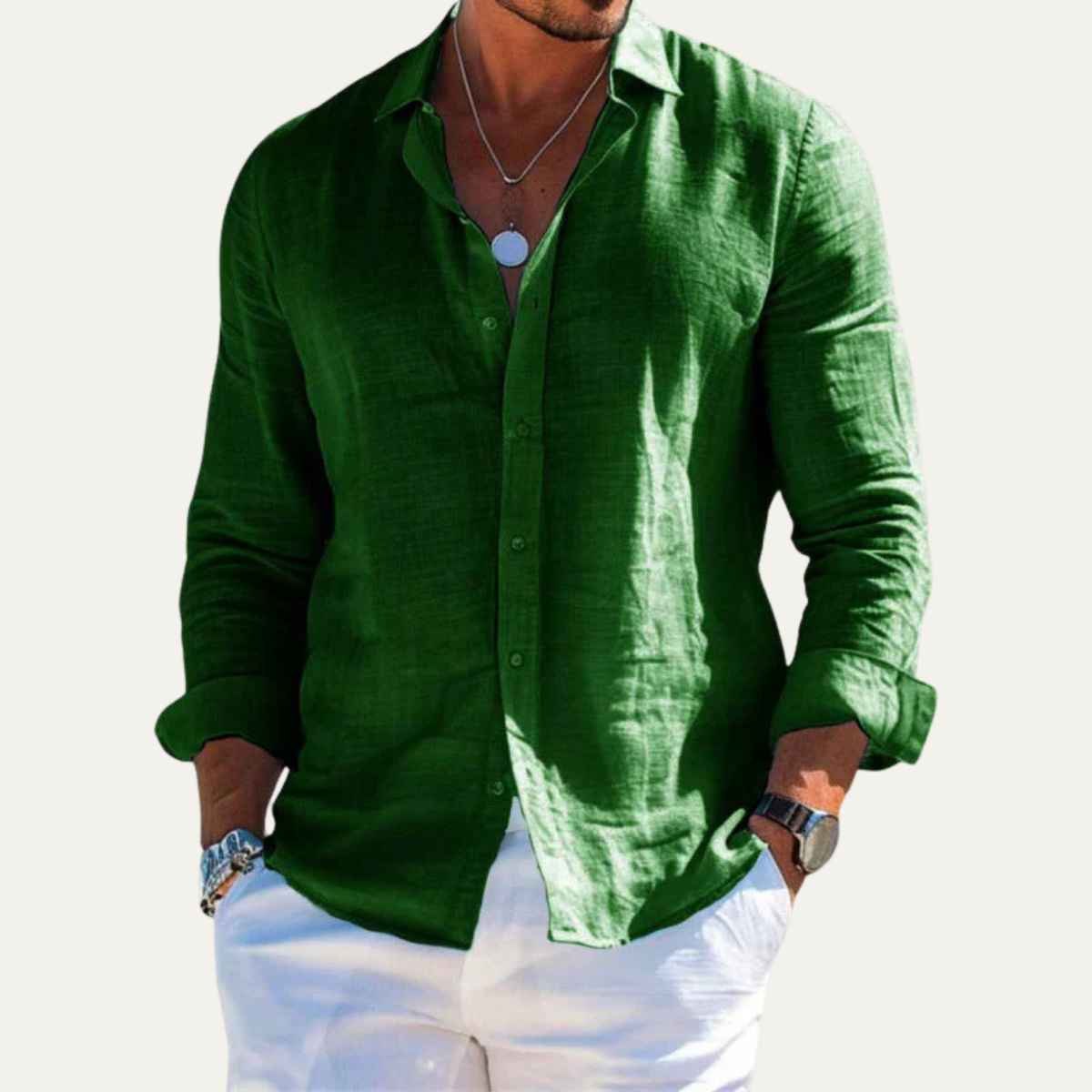 Men's long sleeve shirt