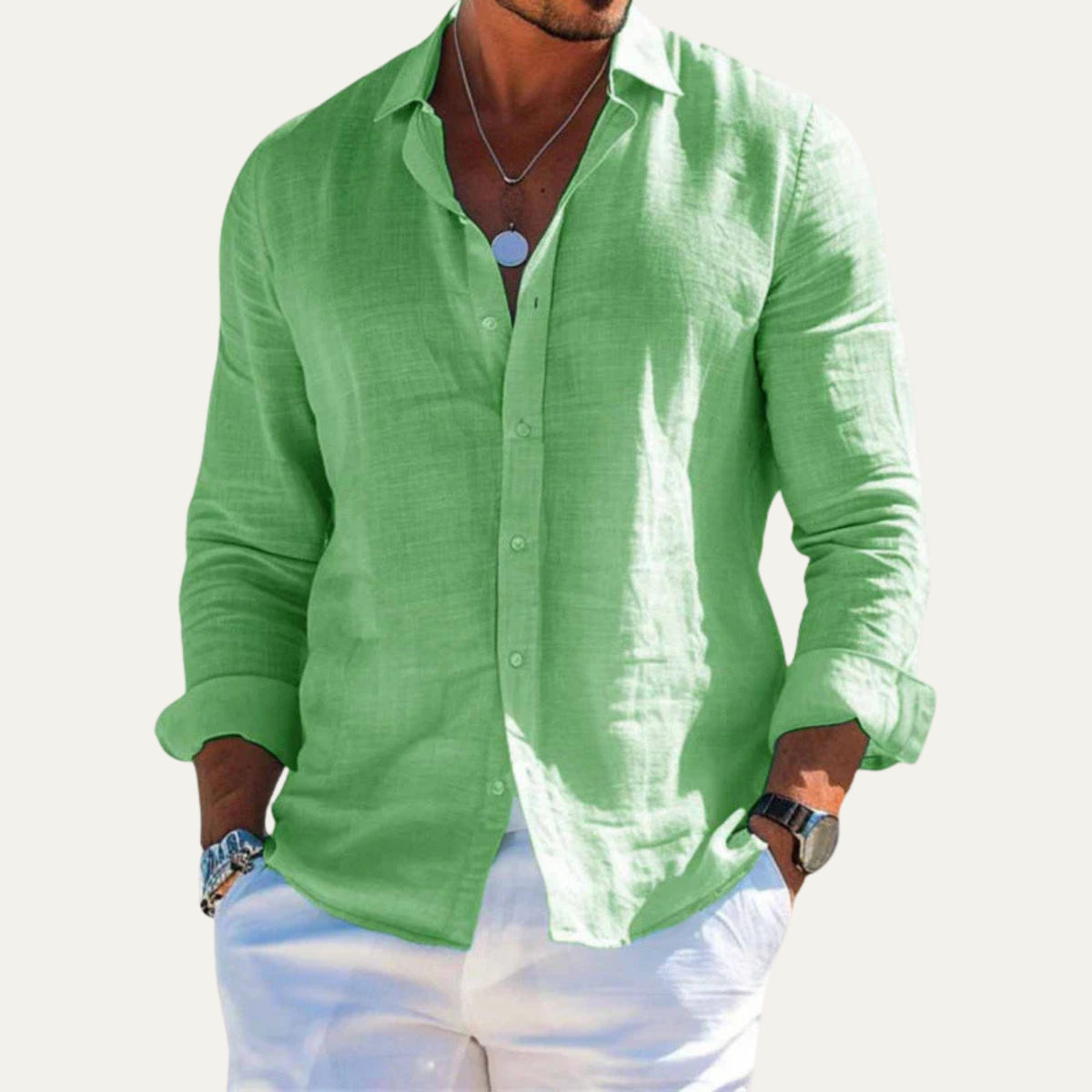 Men's long sleeve shirt