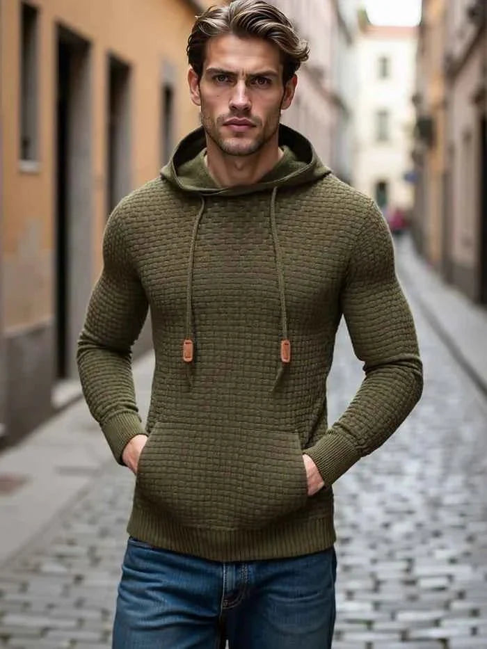 Men's Classic Pullover Hoodie for Everyday Wear