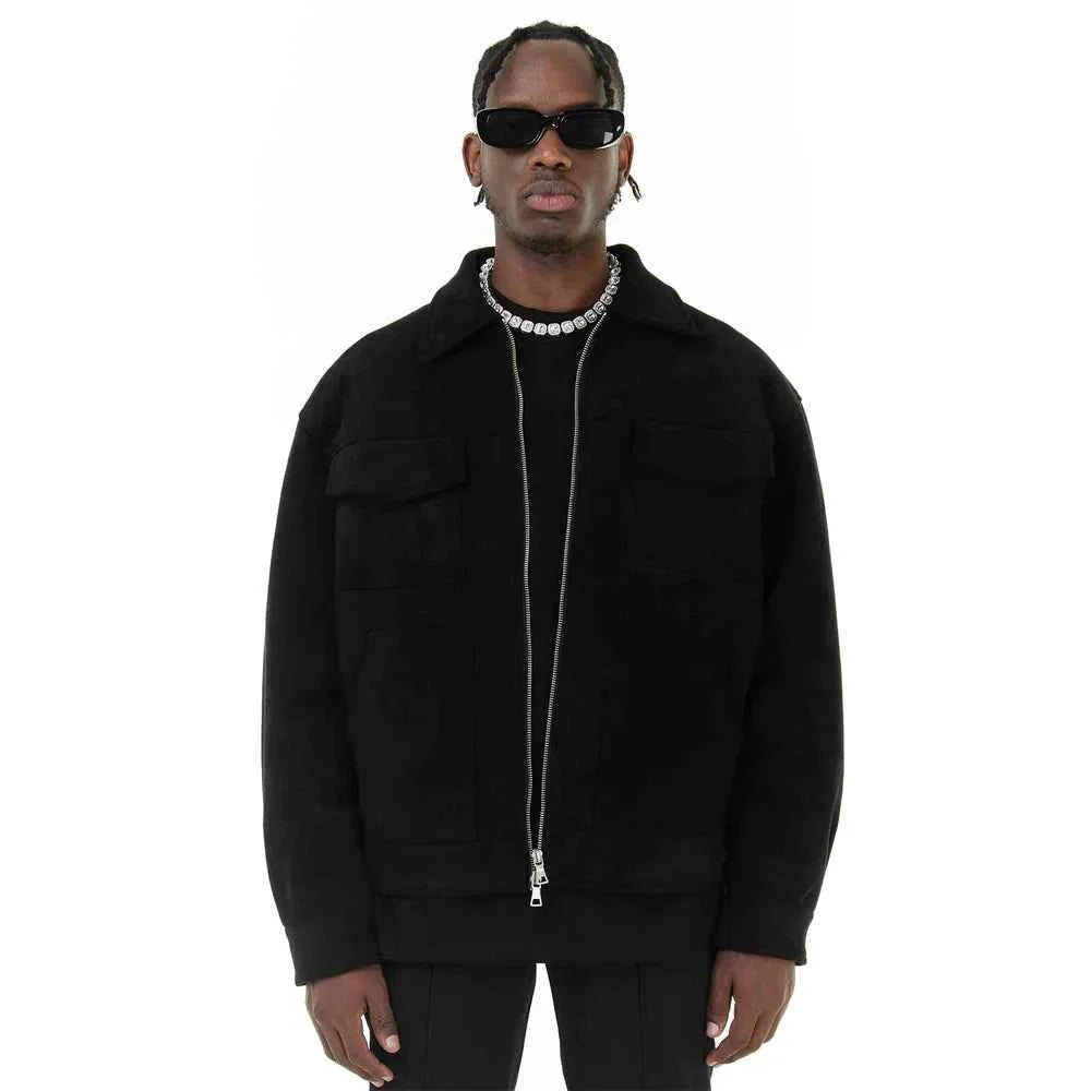 Men's Classic Ribbed Bomber Jacket