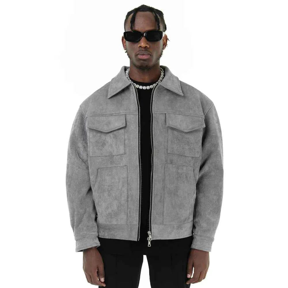 Men's Classic Ribbed Bomber Jacket