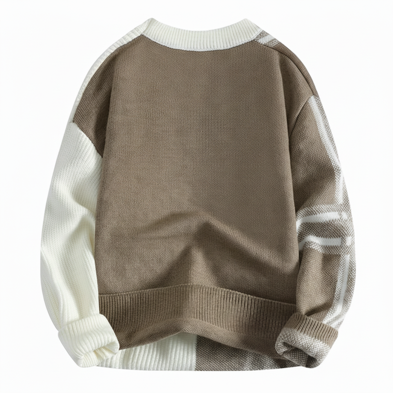 men's knit knit sweater