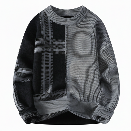 men's knit knit sweater